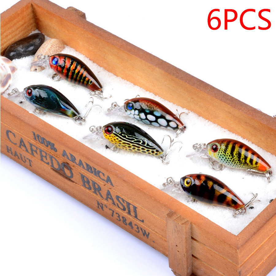 Fishing Lure Making Kit - 6pcs Floating Crankbaits Fishing Lures Set