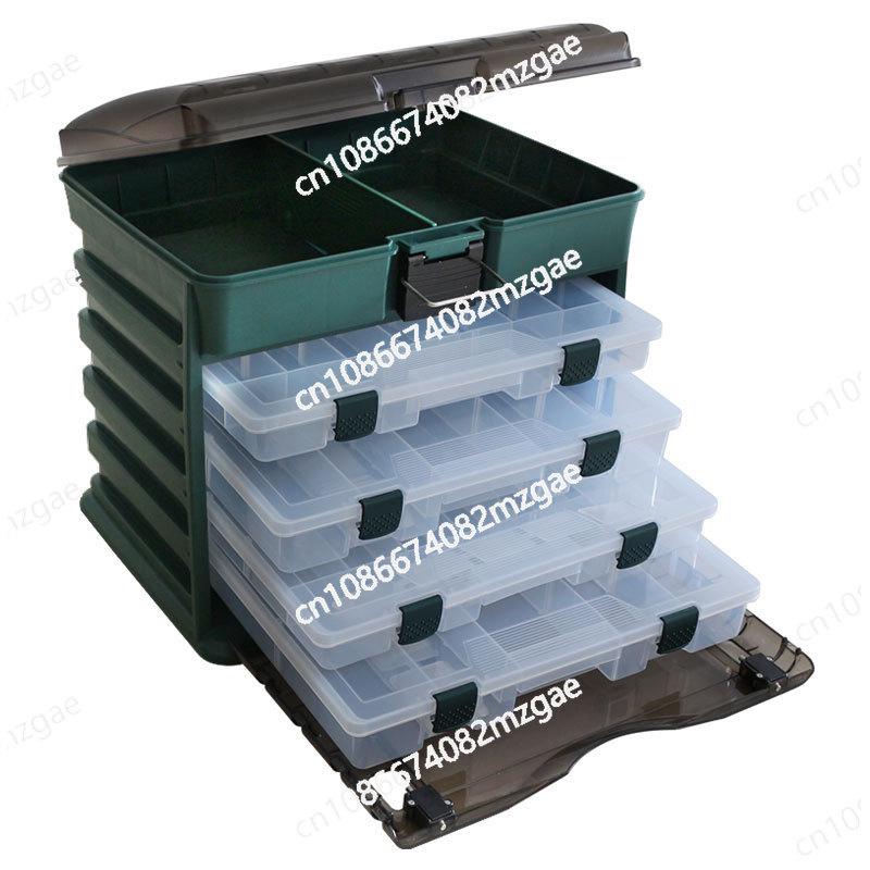Fishing Lure Box - Medium 4-layer portable lure box tool