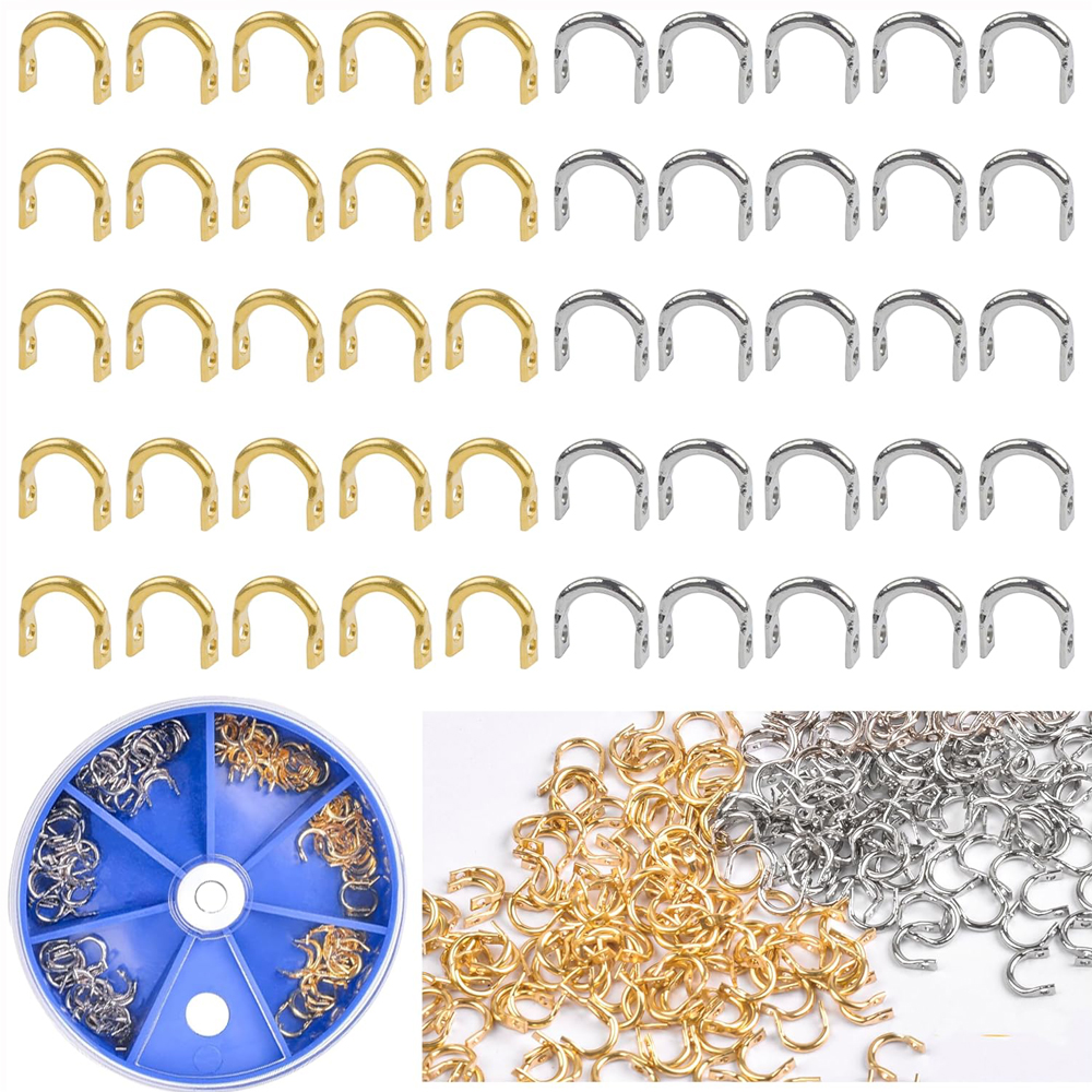 Fishing Lure Accessories - 400Pcs Fishing Clevis Easy Spin Spinner