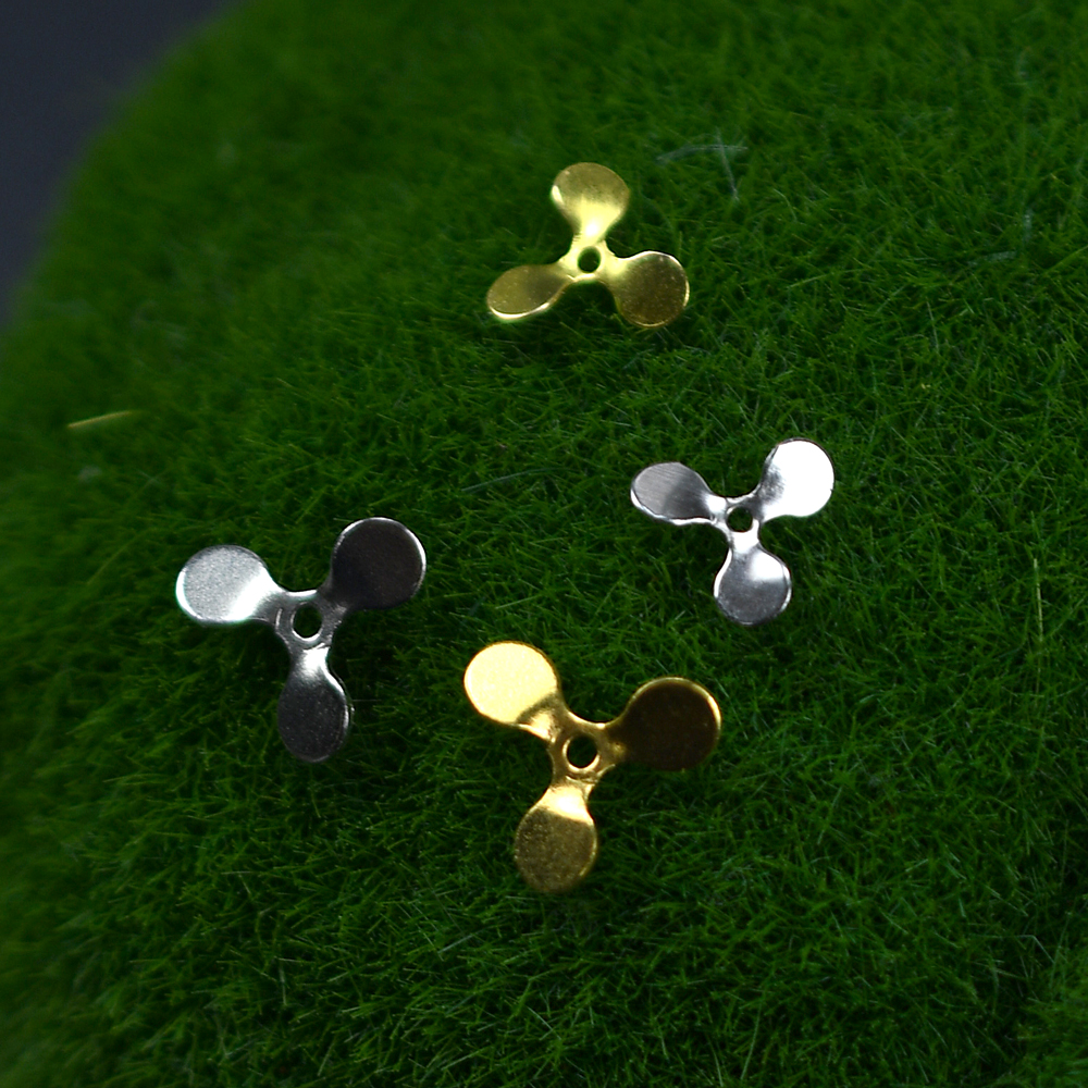Fishing Lure Blade Bait - 20Pcs Turbo Prop Spinner Three-Blade Propeller