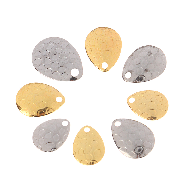 Fishing Lure Spinnerbait - 20Pcs Metal Waterdrops Shape Fishing Spinner