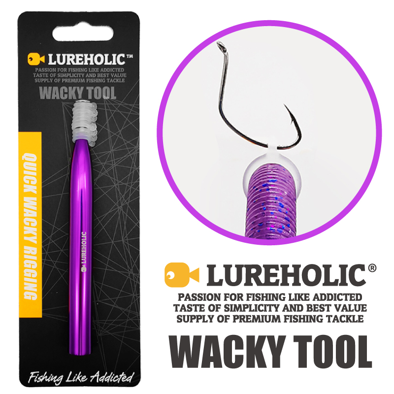 LUREHOLIC 8mm 12mm Wacky Tool  - مراجعة Fishing Lure Making Kit وسعره