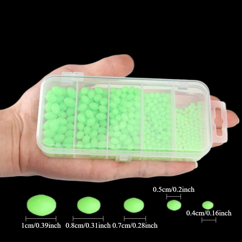 Ackibbik 375pcs/box Luminous F - مراجعة Fishing Lure Box وسعره