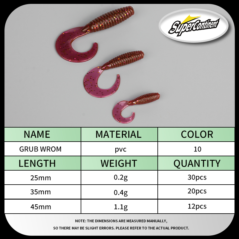 Supercontinent Soft Bait angry - مراجعة Fishing Lure Soft Plastic وسعره