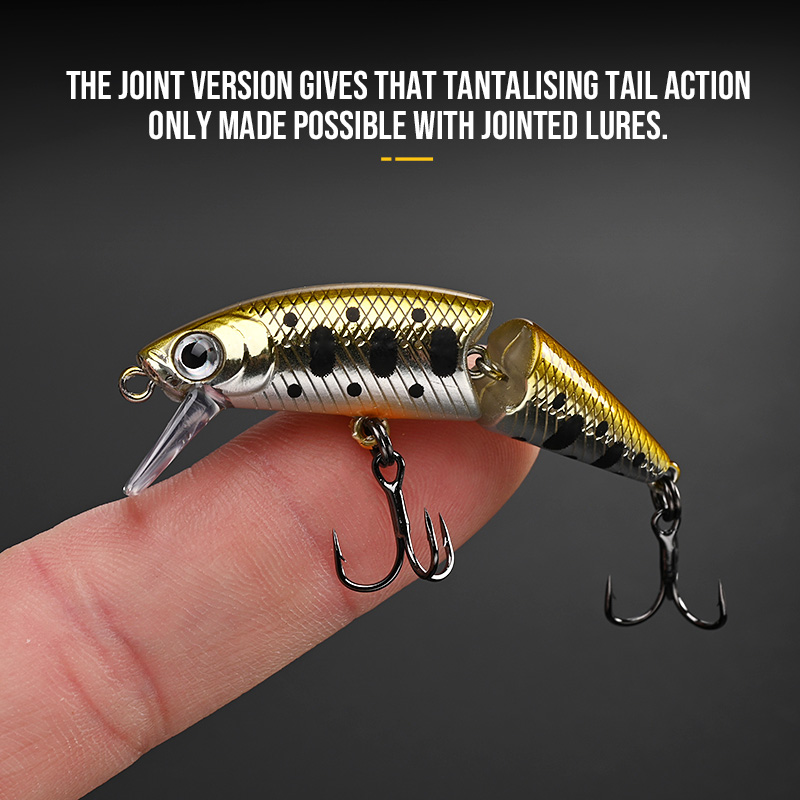 BLUX DR. Minnow Joint 50S Swim - مراجعة Fishing Lure Spinnerbait وسعره