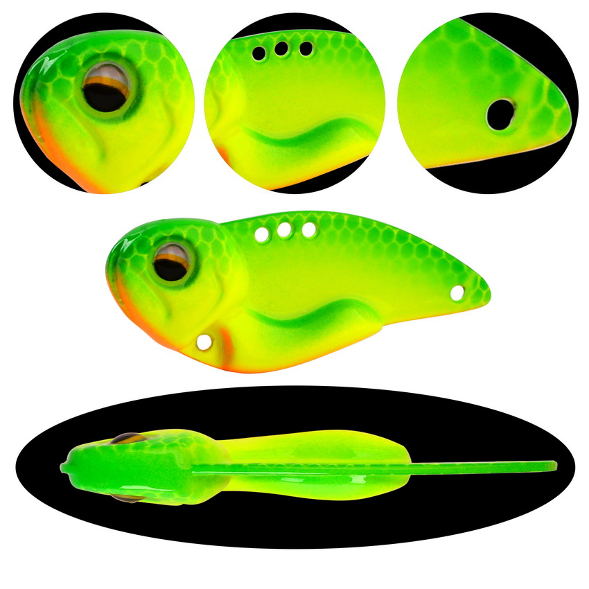 6pcs Metal VIB Fishing Lures 7 - مراجعة Fishing Lure Blade Bait وسعره