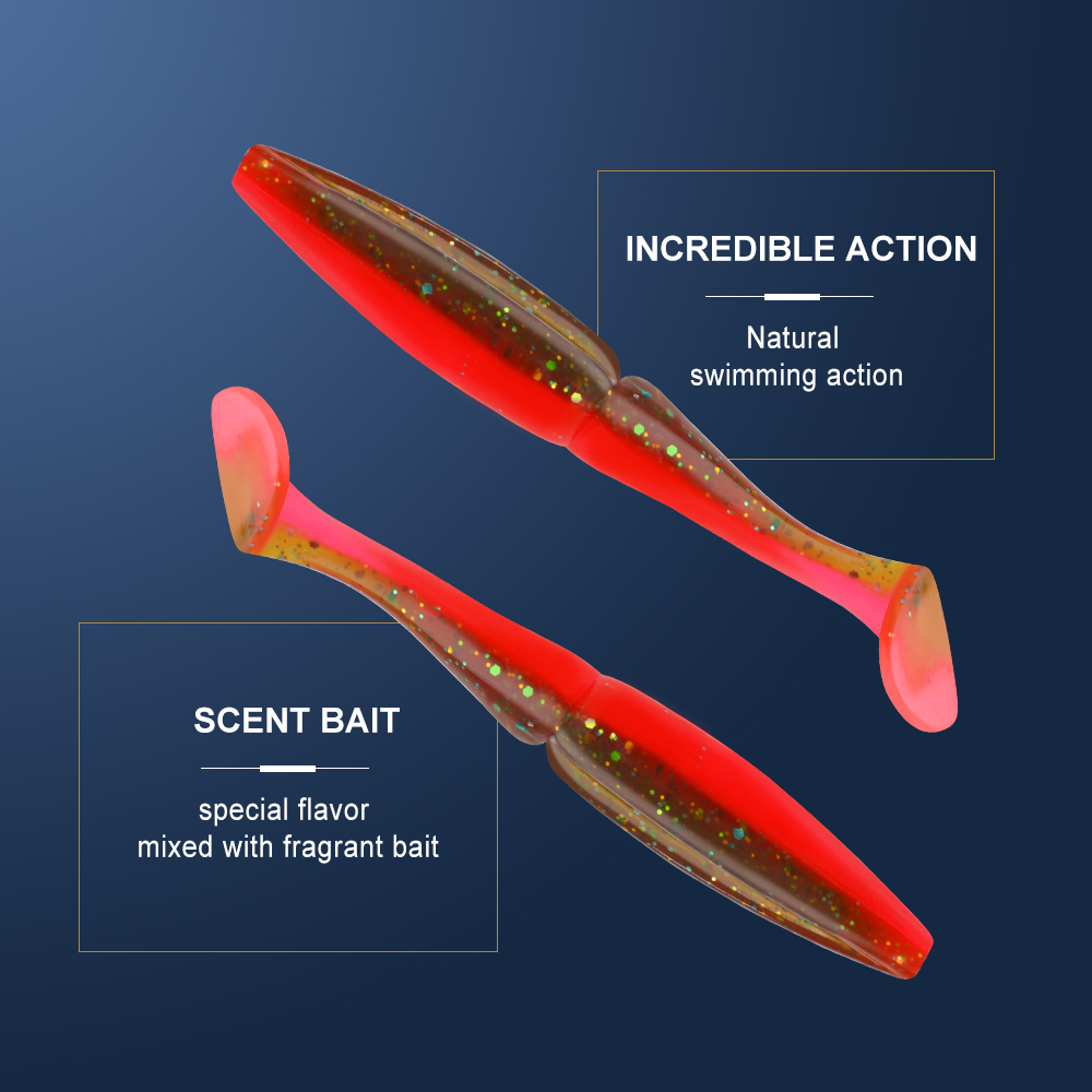 FISH KING One Up Shad Fishing  - مراجعة Fishing Lure Soft Plastic وسعره