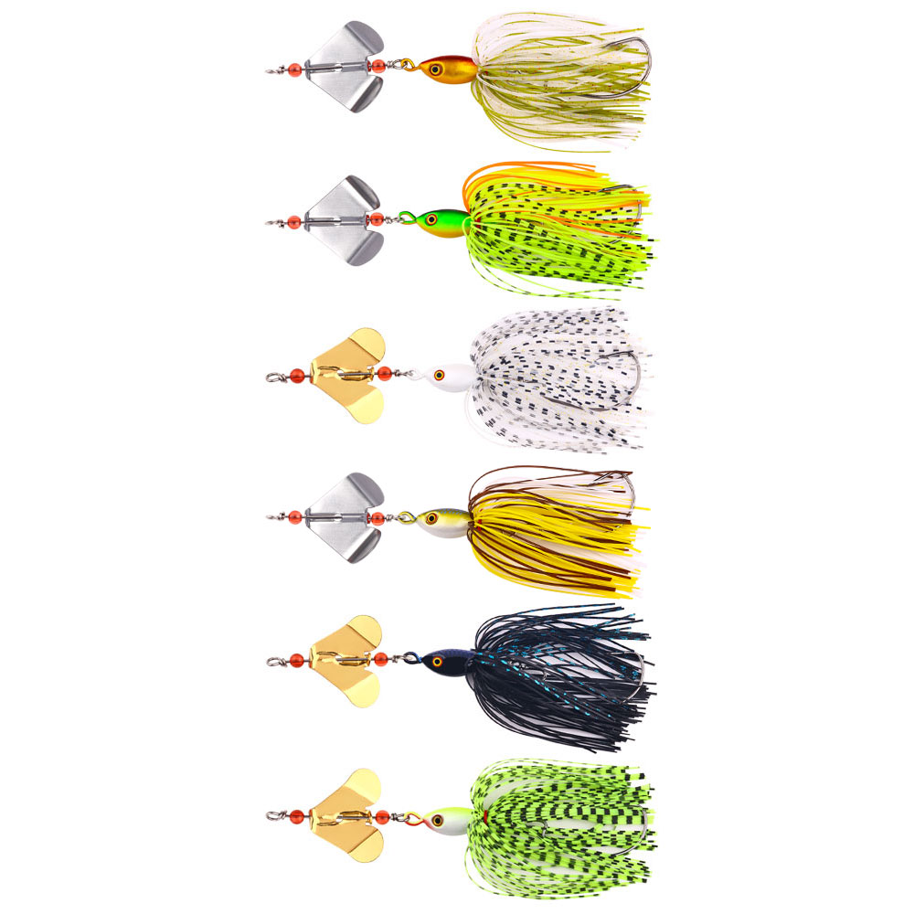 Buzzbait Fishing Lure with Rot - مراجعة Fishing Lure Blade Bait وسعره