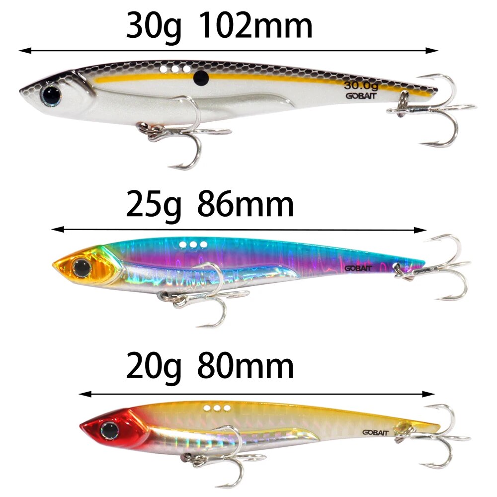 GOBAIT VIB Fishing Lure 20g 25 - مراجعة Fishing Lure Blade Bait وسعره