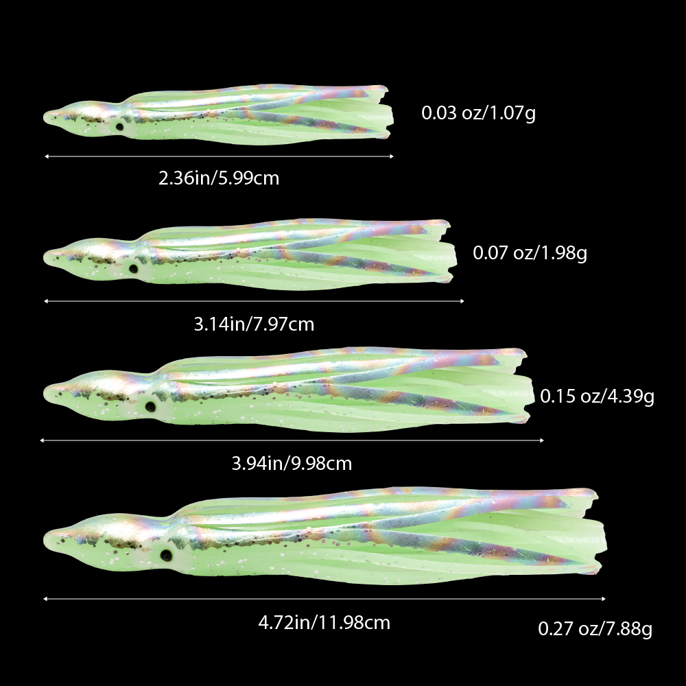 10 pcs soft light octopus squi - مراجعة Fishing Lure Buzzbait وسعره