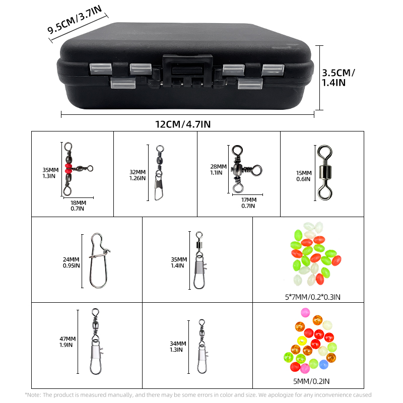ShareShark 140Pcs fishing acce - مراجعة Fishing Lure Box وسعره