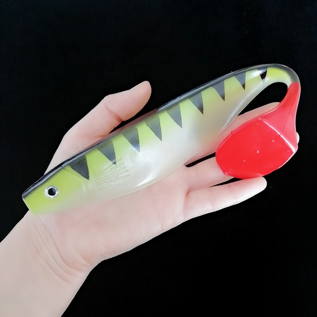 Swolfy 23cm 70g Saltwater Fish - مراجعة Fishing Lure Soft Plastic وسعره