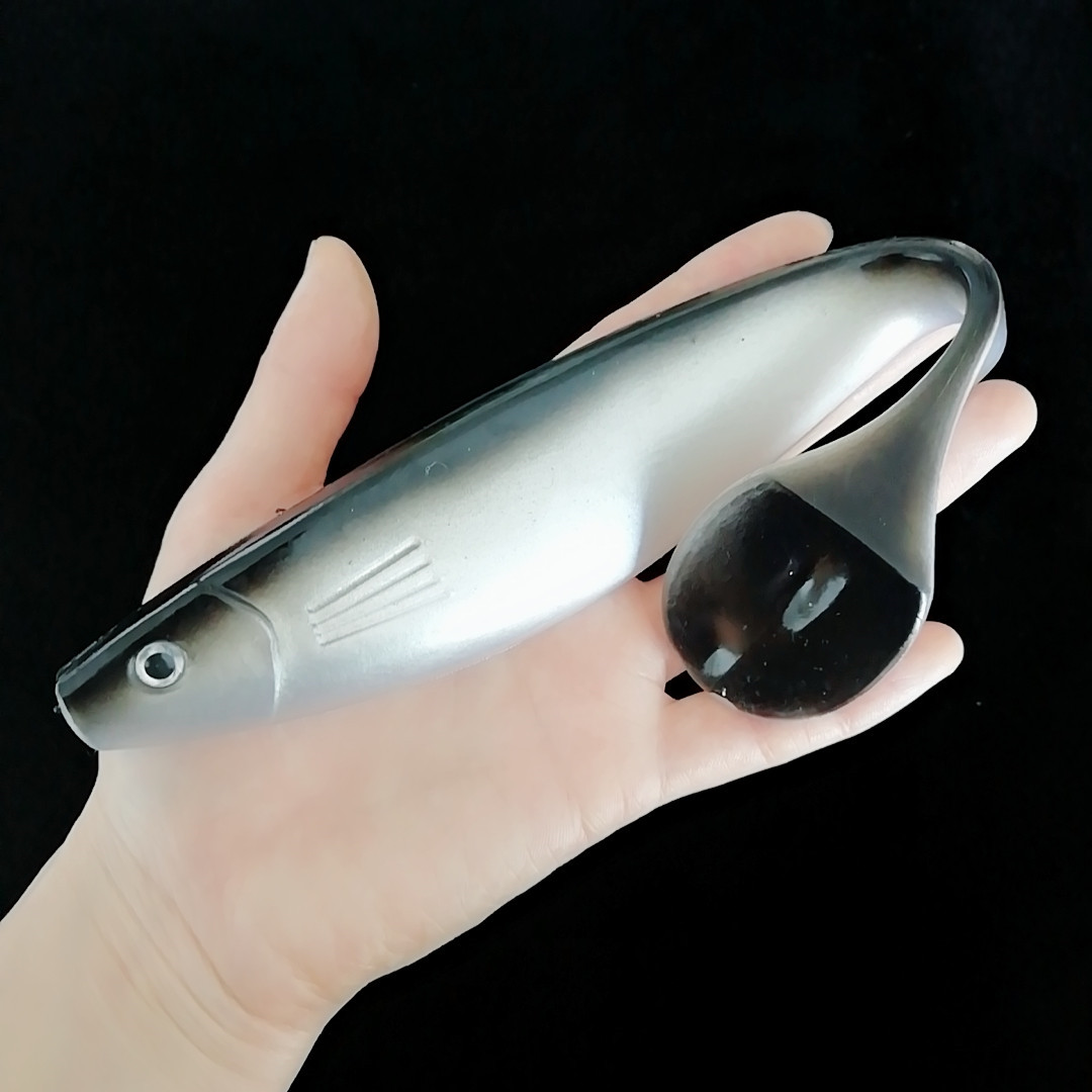 Swolfy 23cm 70g Saltwater Fish - مراجعة Fishing Lure Soft Plastic وسعره