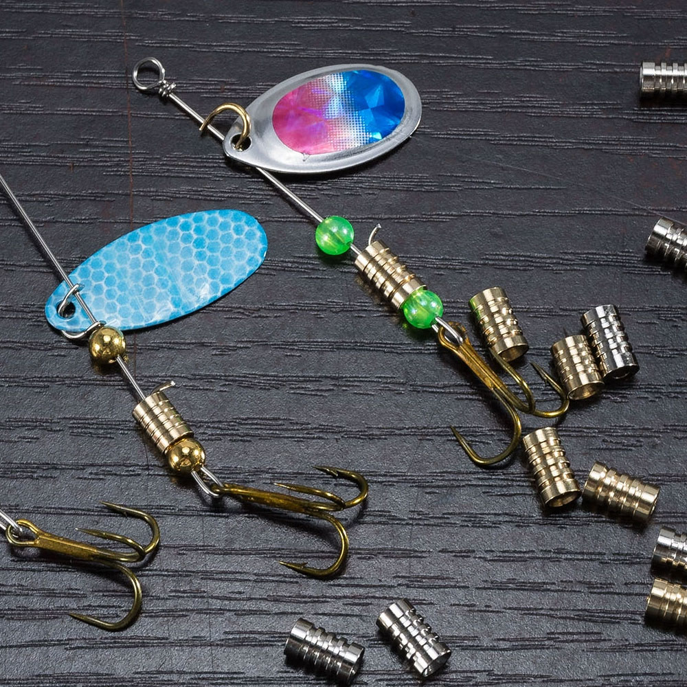 10PCS Fishing Spinner Bead Lur - مراجعة Fishing Lure Spinnerbait وسعره