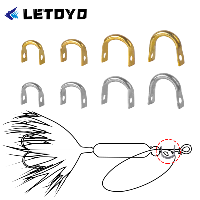 LETOYO 100pcs Folded Clevises  - مراجعة Fishing Lure Making Kit وسعره