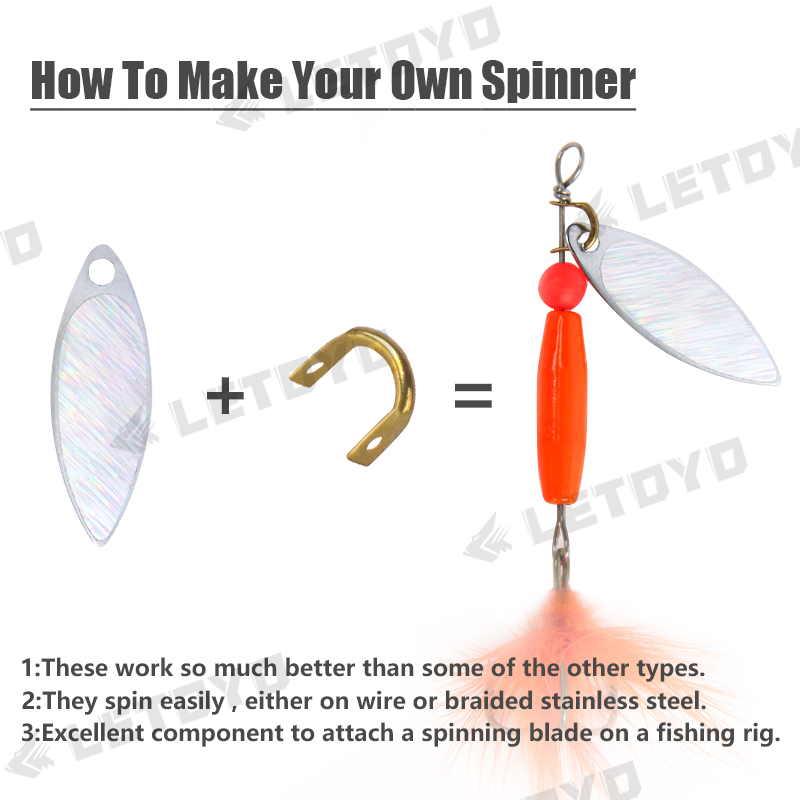 LETOYO 100pcs Folded Clevises  - مراجعة Fishing Lure Making Kit وسعره