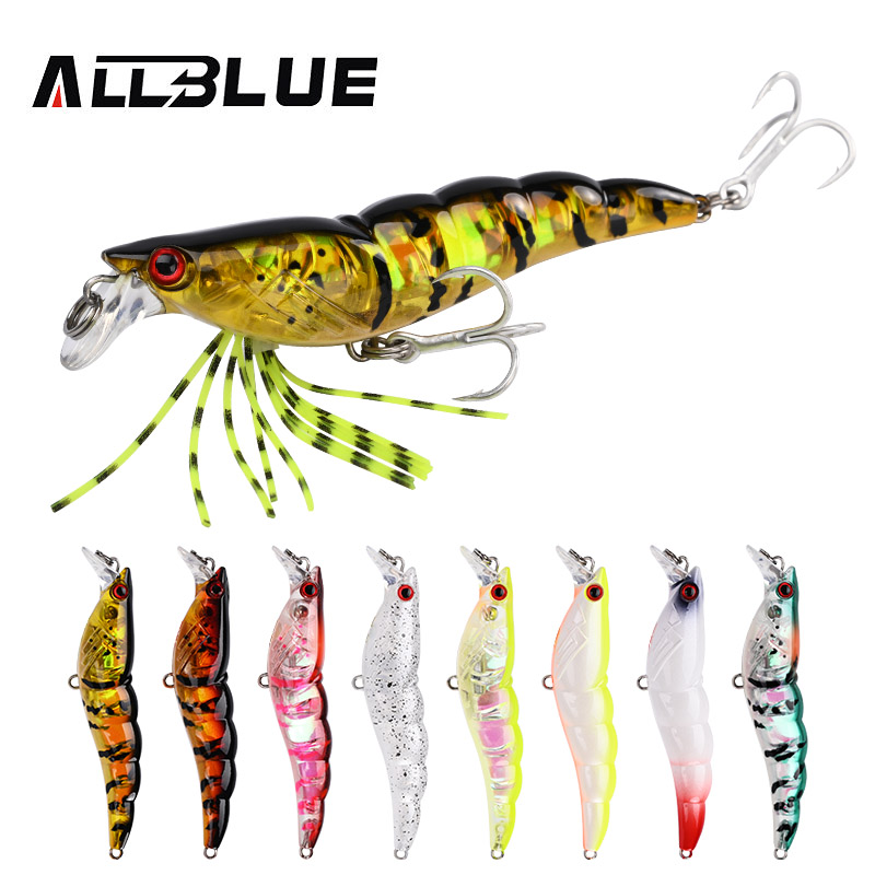ALLBLUE 3D Flash Shrimp 70mm 7 - مراجعة Fishing Lure Buzzbait وسعره