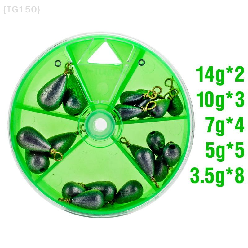 【TG150】22Pcs/Box Fishing Bait  - مراجعة Fishing Lure Box وسعره