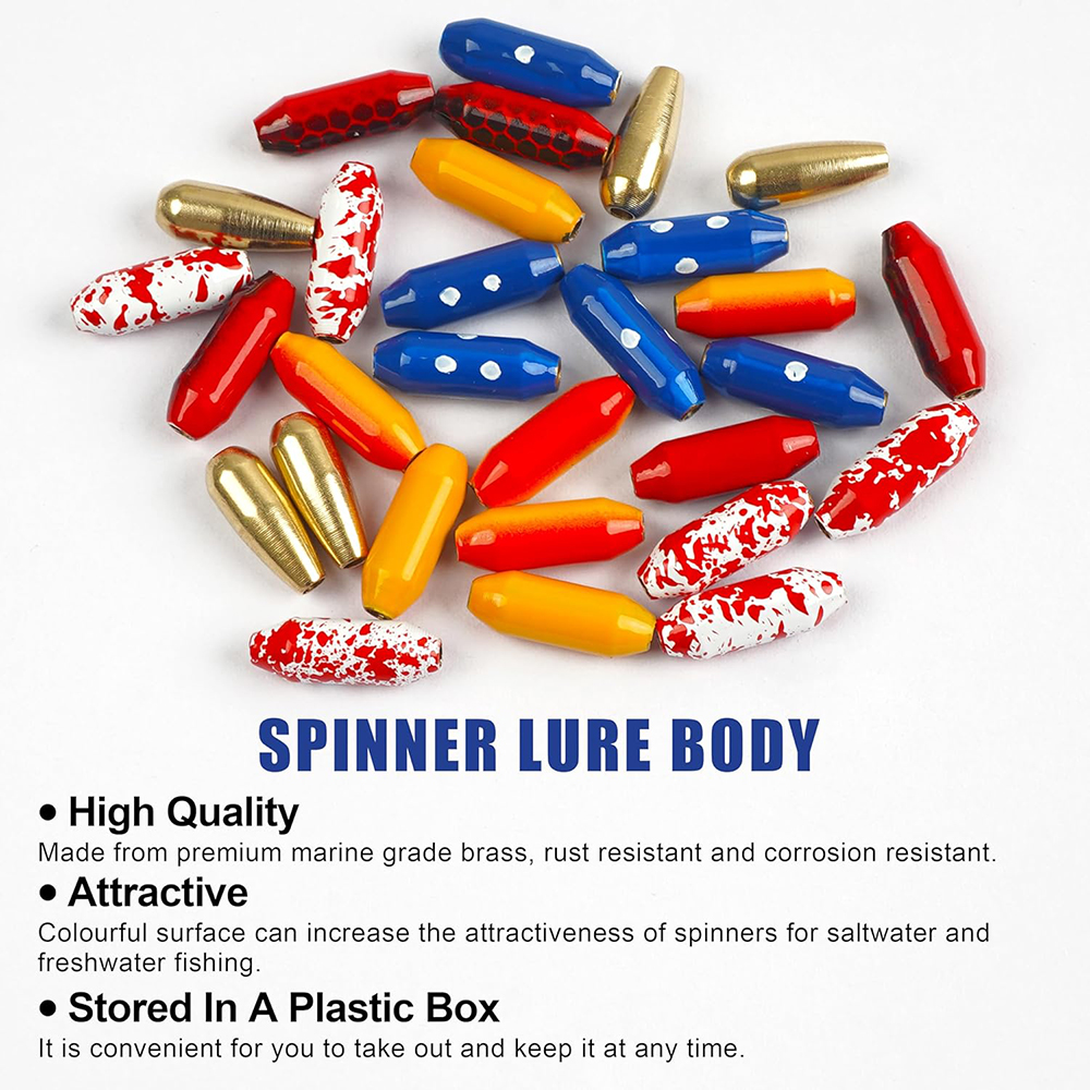10pcs Fishing Brass Spinner Lu - مراجعة Fishing Lure Spinnerbait وسعره
