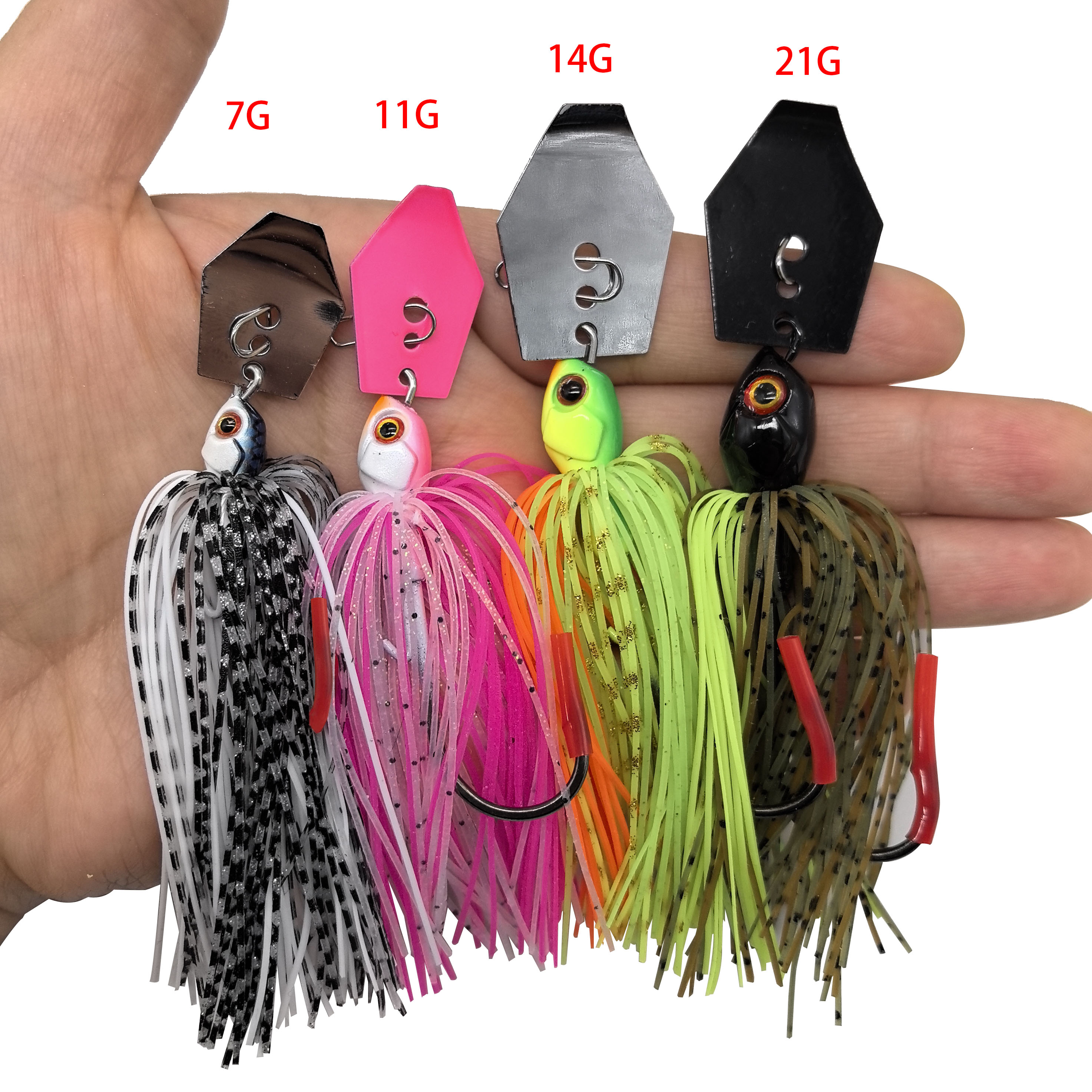 Mycena 7G/9G/11G/14G/21G fishi - مراجعة Fishing Lure Buzzbait وسعره