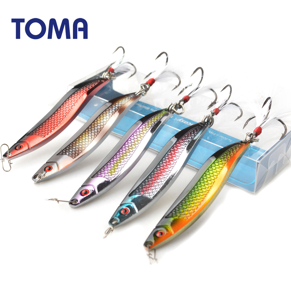 TOMA Metal Zinc Spoon Fishing  - مراجعة Fishing Lure Crankbait وسعره