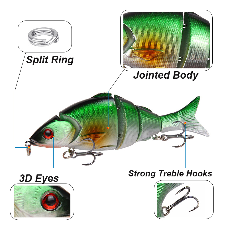 YUCONG 1PCS Minnow Fishing Lur - مراجعة Fishing Lure Swimbait وسعره