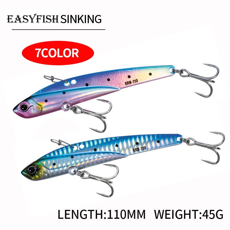 New Fishing Lure VIB 110MM 45G - مراجعة Fishing Lure Spinnerbait وسعره