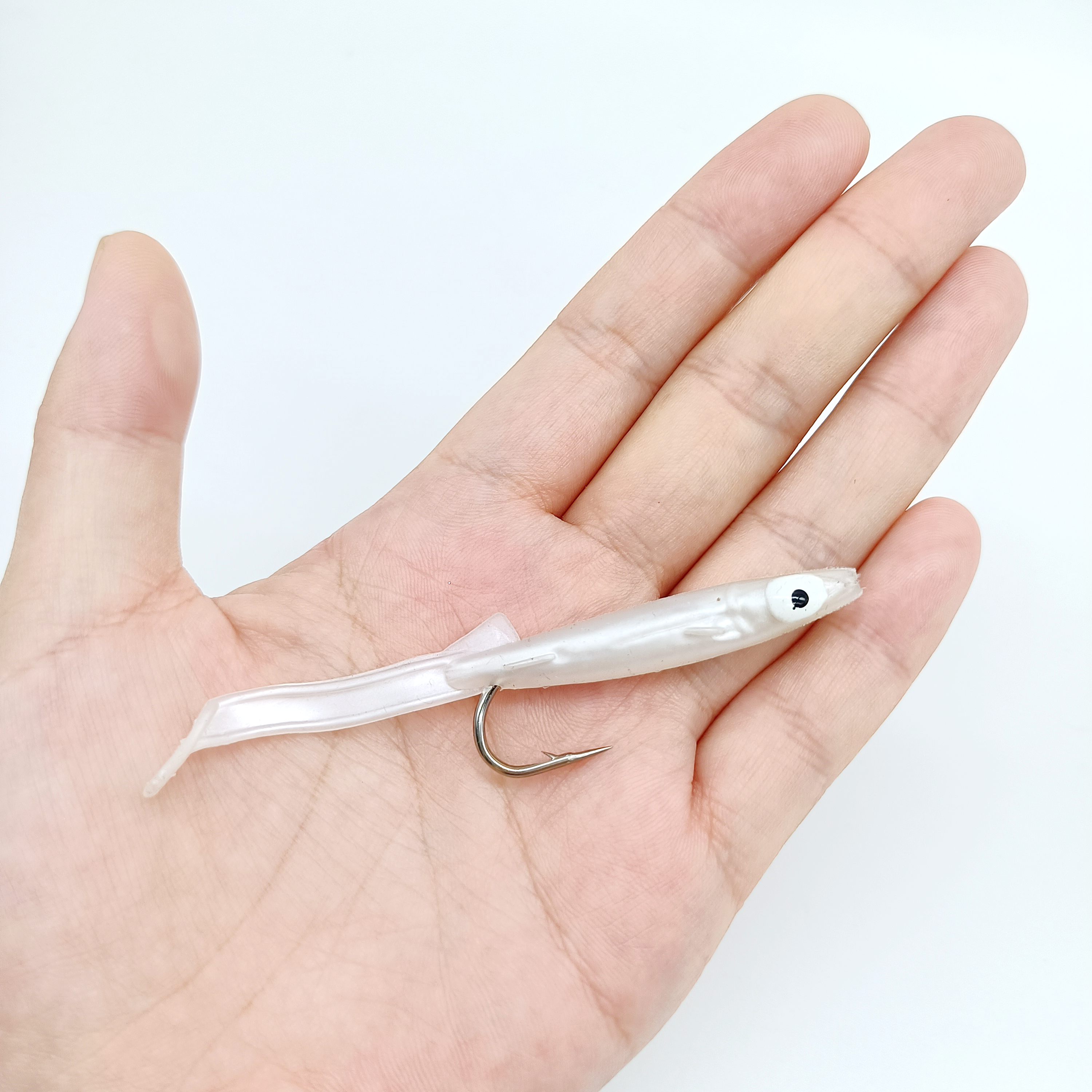 DUODUOYU 5PCS  Eel Soft Plasti - مراجعة Fishing Lure Soft Plastic وسعره