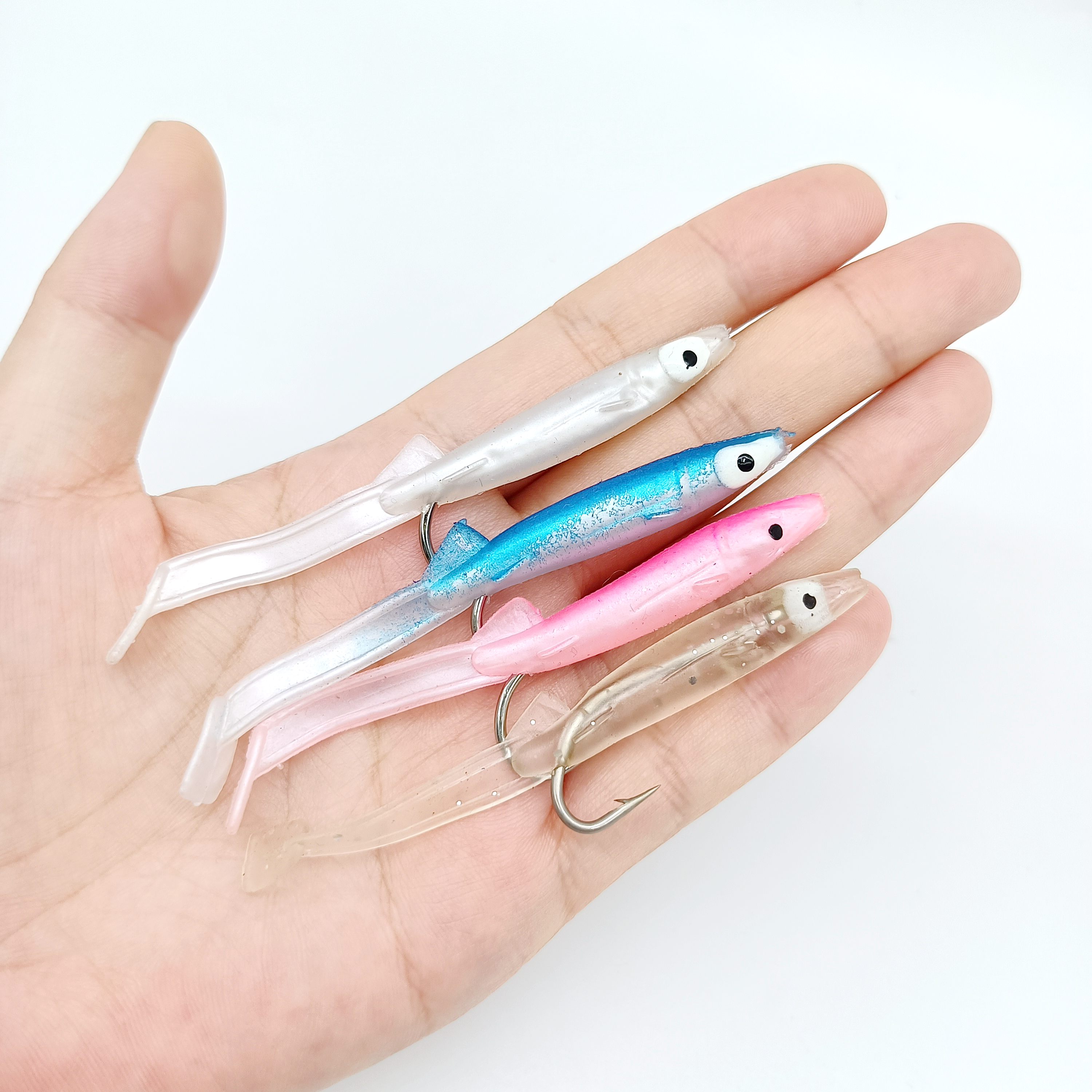 DUODUOYU 5PCS  Eel Soft Plasti - مراجعة Fishing Lure Soft Plastic وسعره