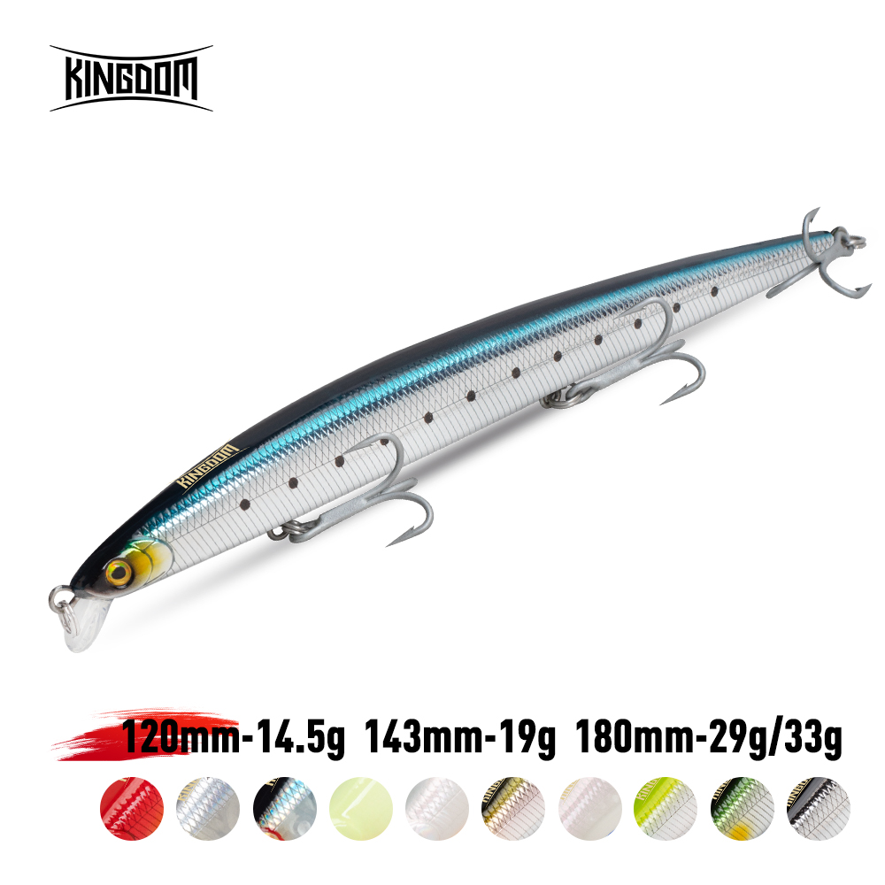 Kingdom Long Casting Fishing L - مراجعة Fishing Lure Jerkbait وسعره
