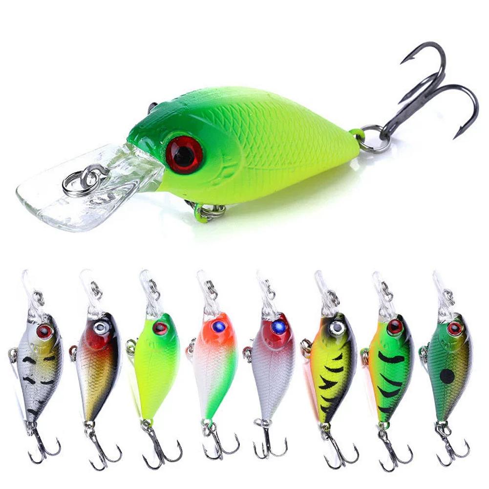 5cm Micro Crankbait Wobbles Je - مراجعة Fishing Lure Crankbait وسعره