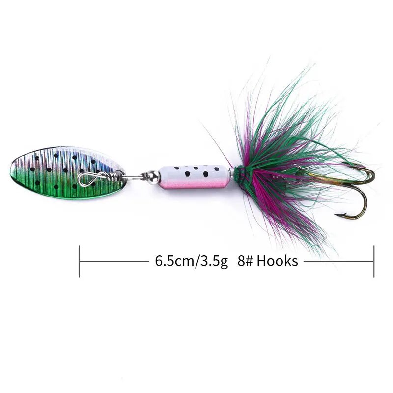 Metal VIB Lures 1PCS 3.5g Feat - مراجعة Fishing Lure Spoon وسعره