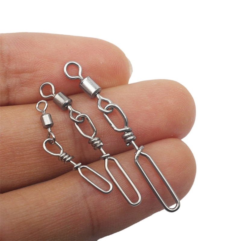 10Pcs Stainless Steel Quick Sn - مراجعة Fishing Lure Making Kit وسعره