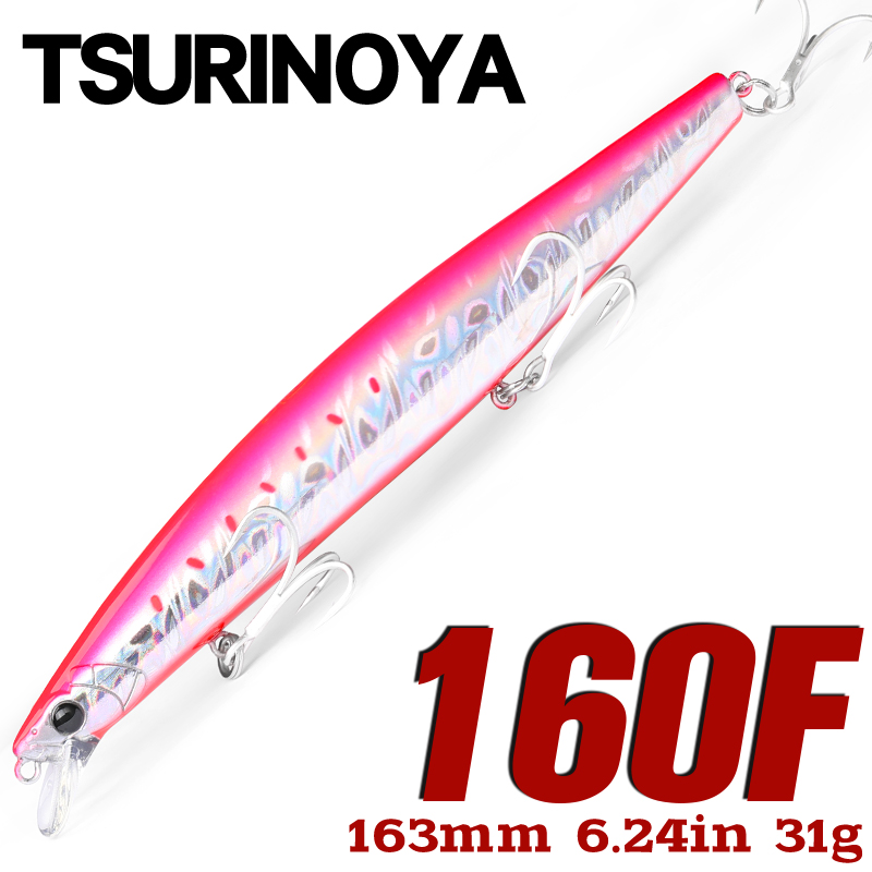 TSURINOYA 160F Floating Minnow - مراجعة Fishing Lure Topwater وسعره