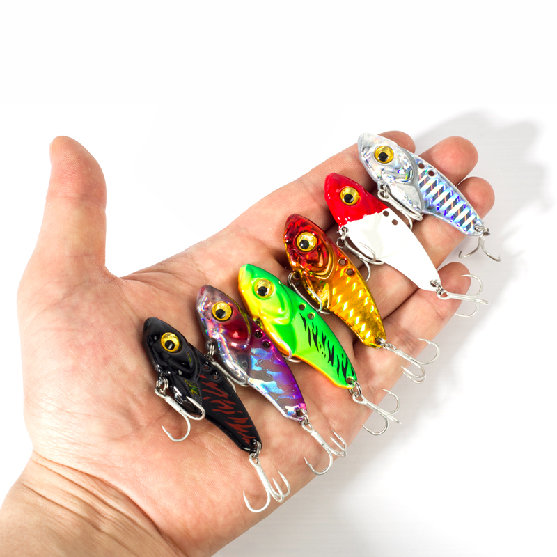 6PCS Metal VIB Lure 5g 7g 10g  - مراجعة Fishing Lure Spoon وسعره