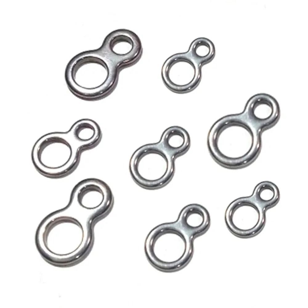 10Pcs Fishing Solid Ring Stain - مراجعة Fishing Lure Jig وسعره