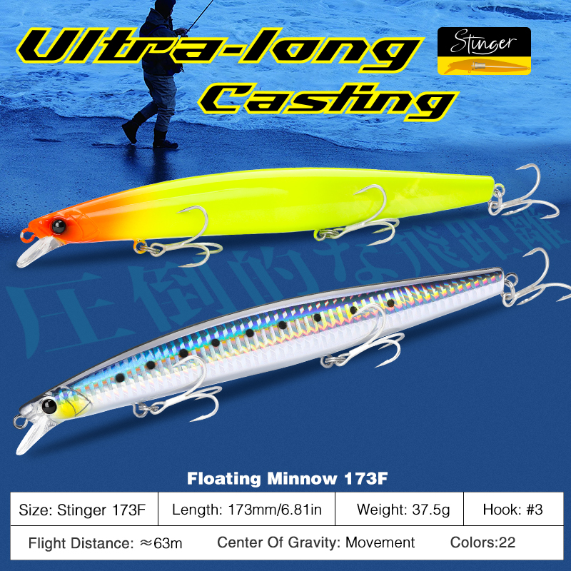 TSURINOYA Shore Fishing STINGE - مراجعة Fishing Lure Popper وسعره
