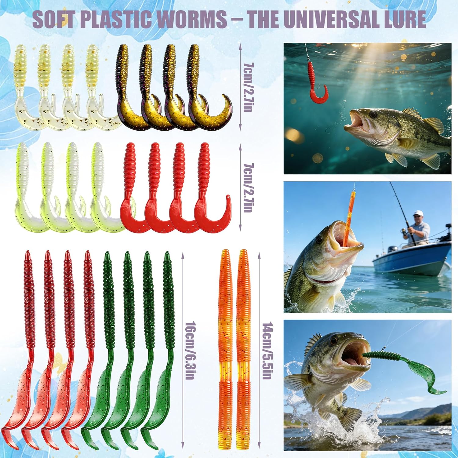 71Pcs Fishing Lures Kit with T - مراجعة Fishing Lure Crankbait وسعره