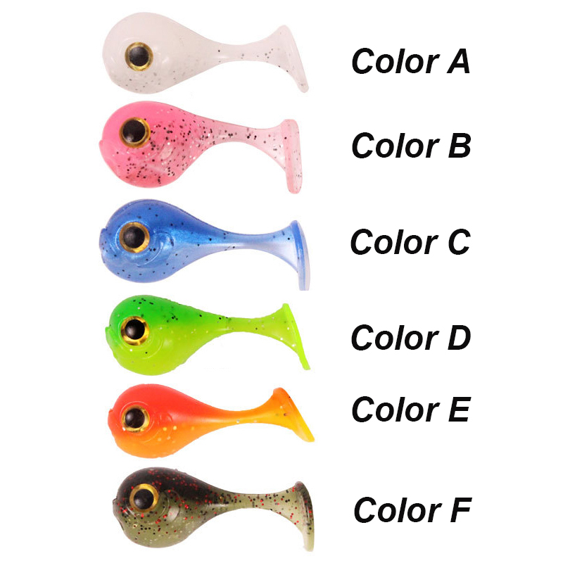 YUCONG 6PCS Jighead Soft Baits - مراجعة Fishing Lure Swimbait وسعره