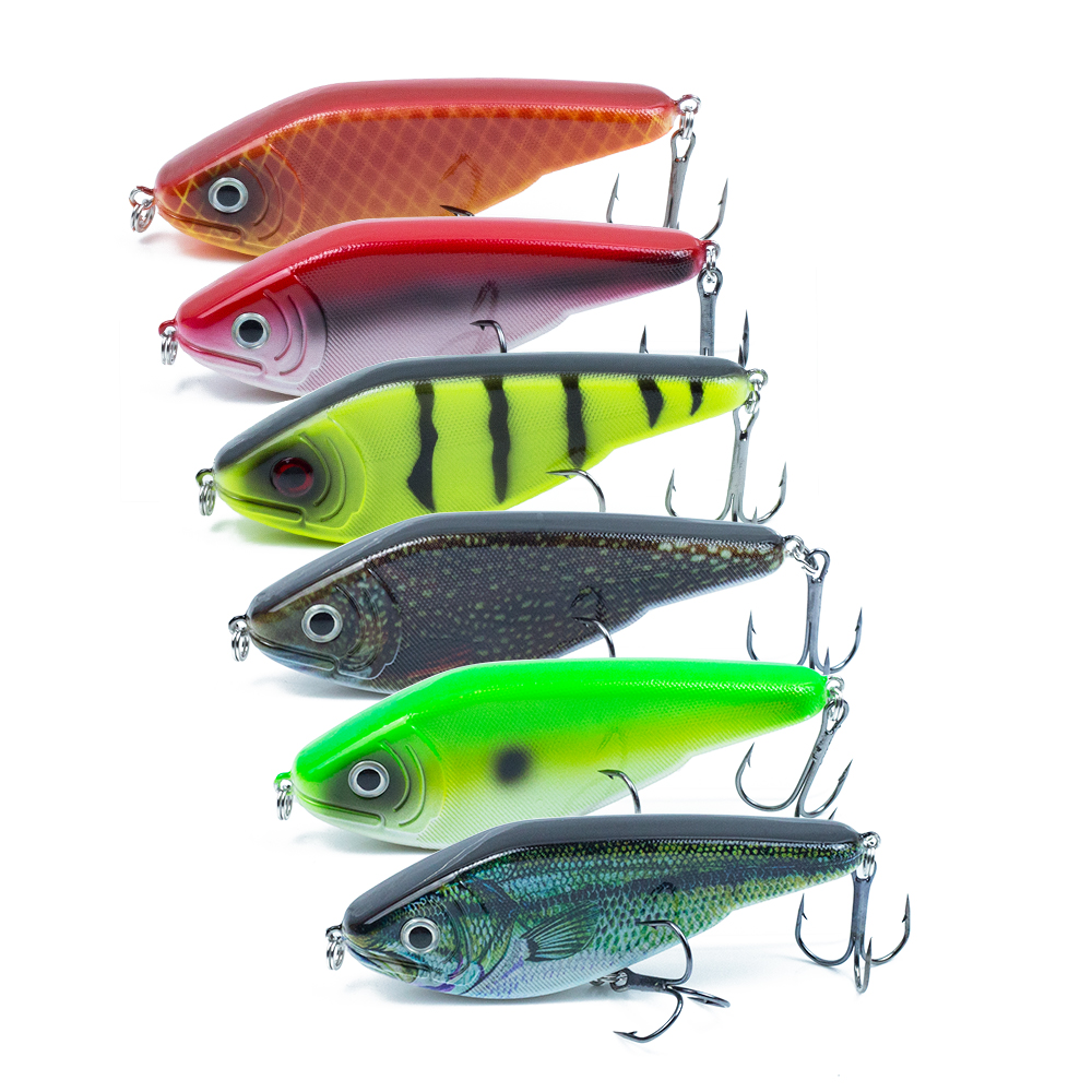 Hanlin NEW Glide Jerkbait 90mm - مراجعة Fishing Lure Jerkbait وسعره