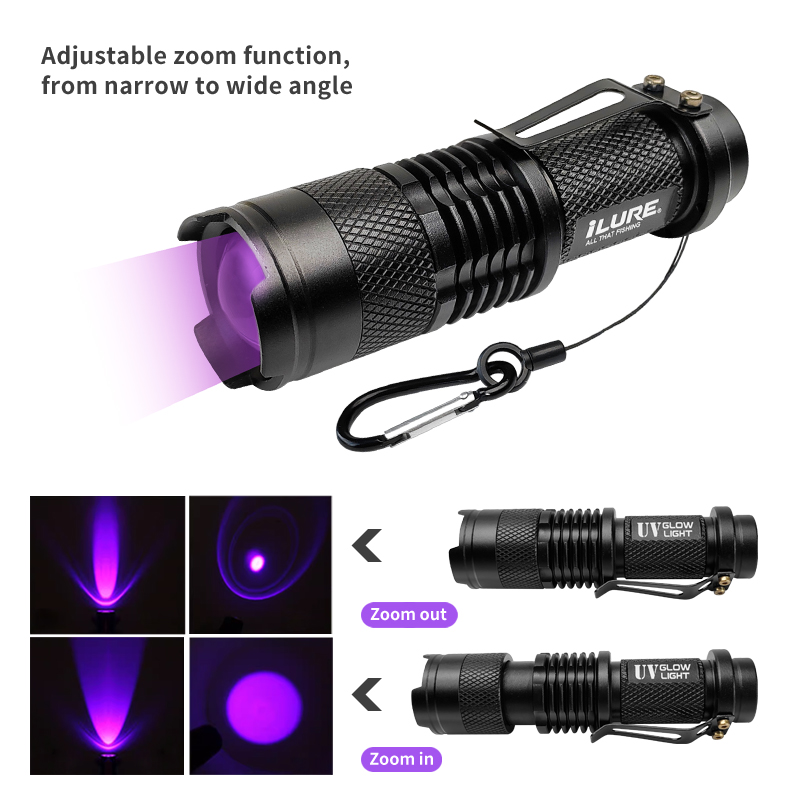 Mini UV Flashlight 395nm Ultra - مراجعة Fishing Lure Making Kit وسعره