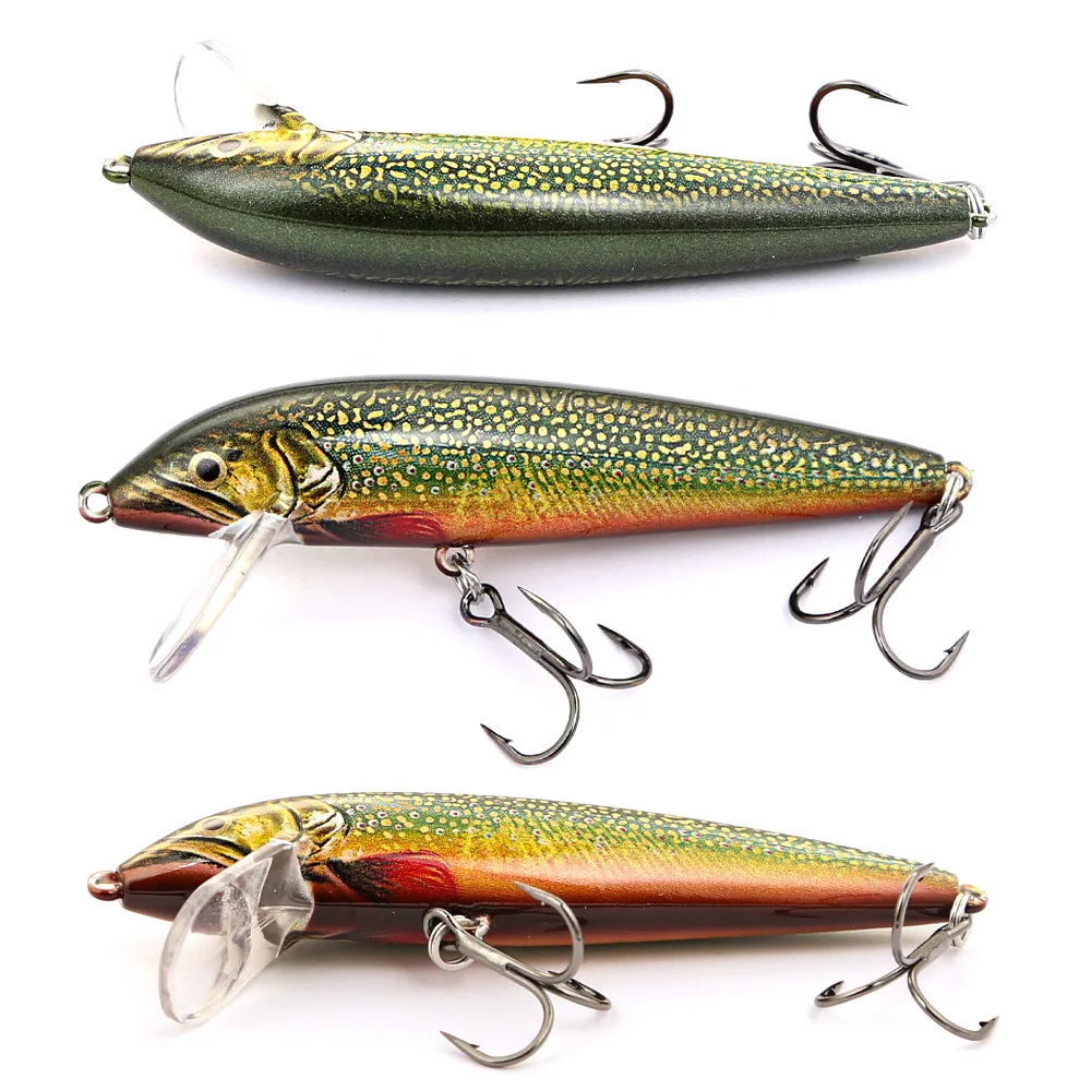 B&U 80mm Sinking Minnow Wobbli - مراجعة Fishing Lure Swimbait وسعره