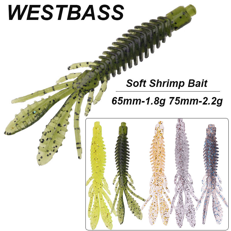 WESTBASS 5PCS Soft Larva Baits - مراجعة Fishing Lure Soft Plastic وسعره