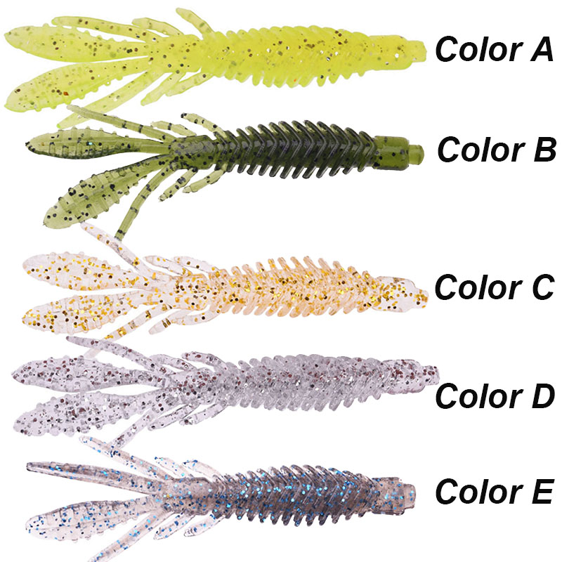 WESTBASS 5PCS Soft Larva Baits - مراجعة Fishing Lure Soft Plastic وسعره