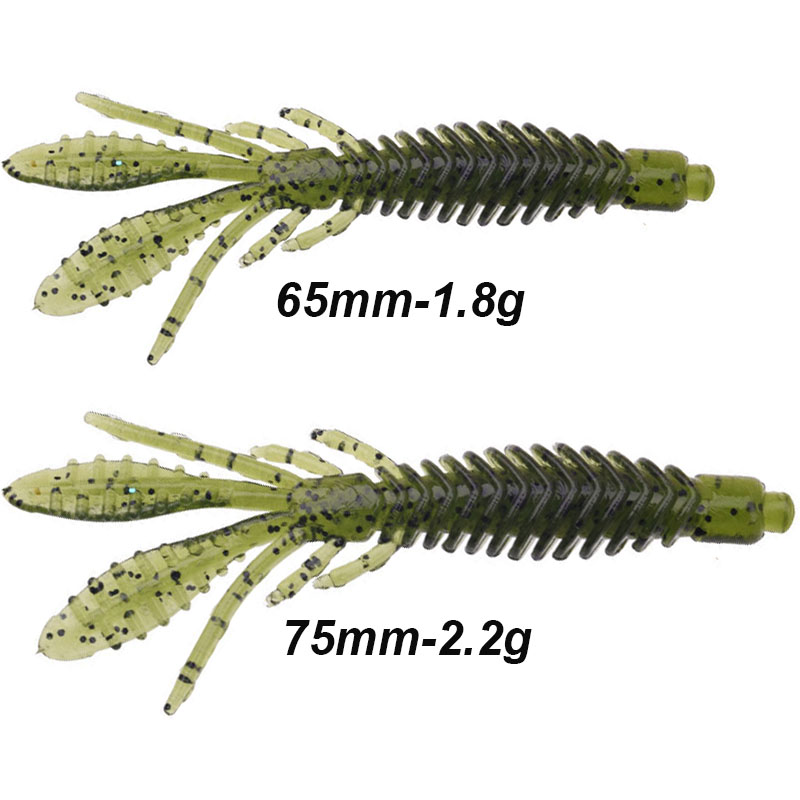 WESTBASS 5PCS Soft Larva Baits - مراجعة Fishing Lure Soft Plastic وسعره