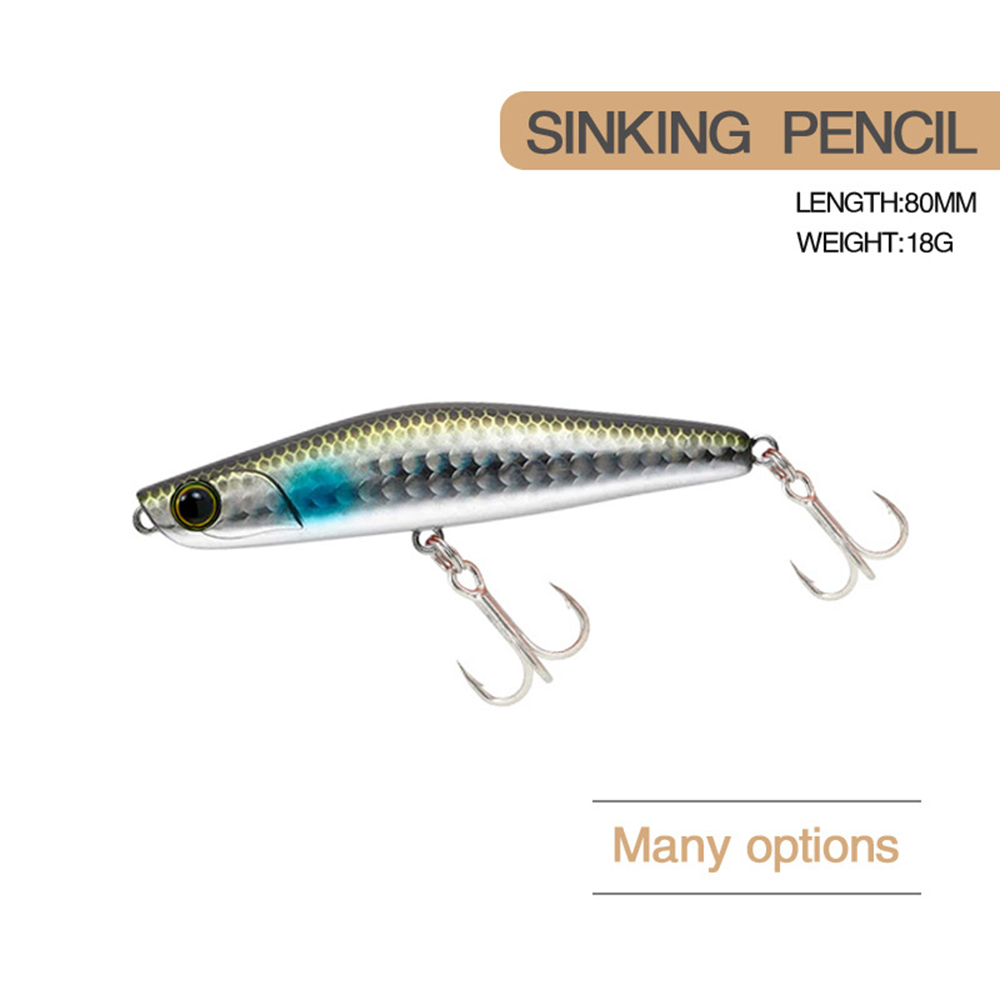 8cm 18g Fishing Lure Pencil Wo - مراجعة Fishing Lure Jerkbait وسعره