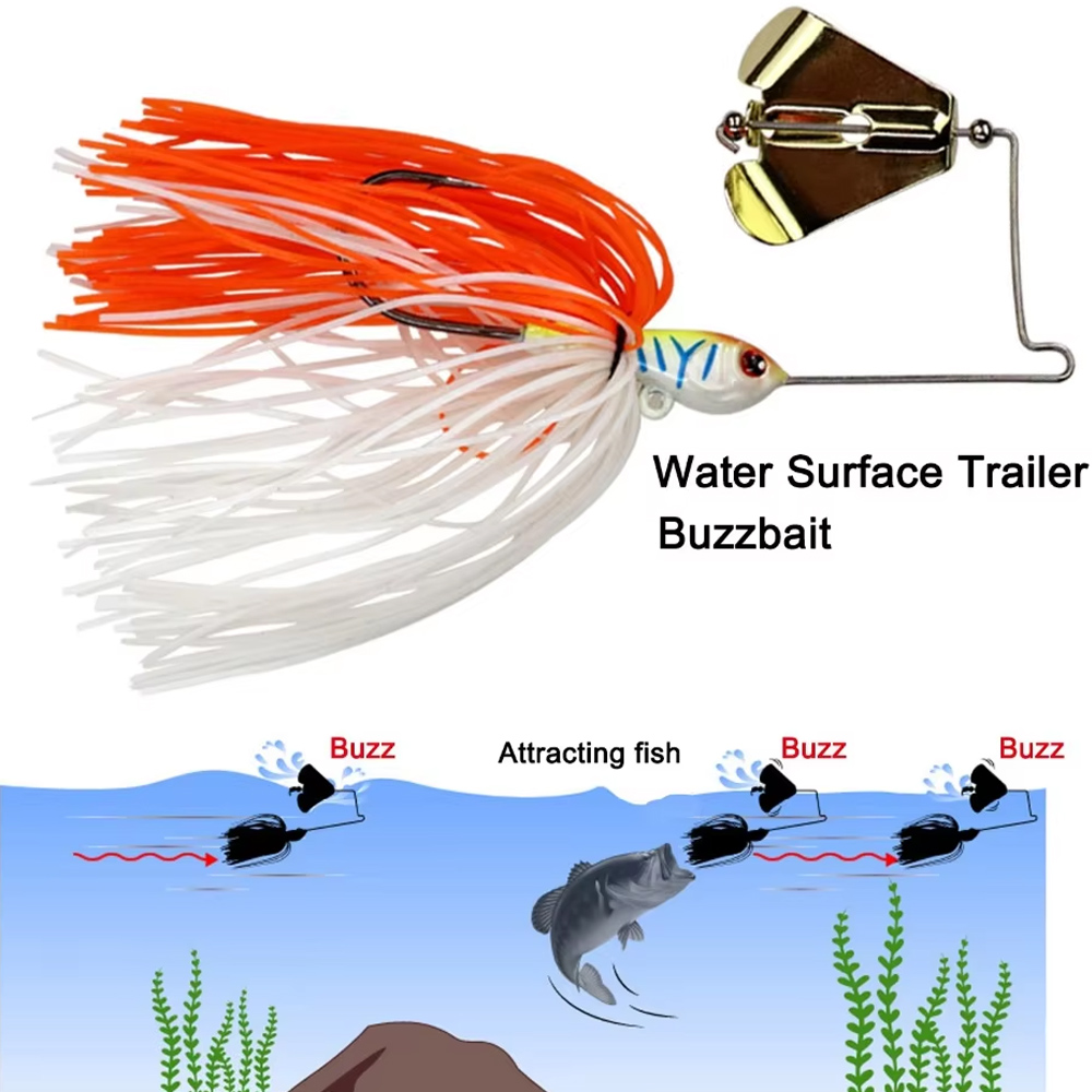 1pcs 12.8g Spinnerbait Fishing - مراجعة Fishing Lure Blade Bait وسعره