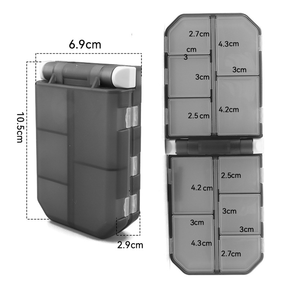 Fishing Tackle Box Double-Side - مراجعة Fishing Lure Accessories وسعره