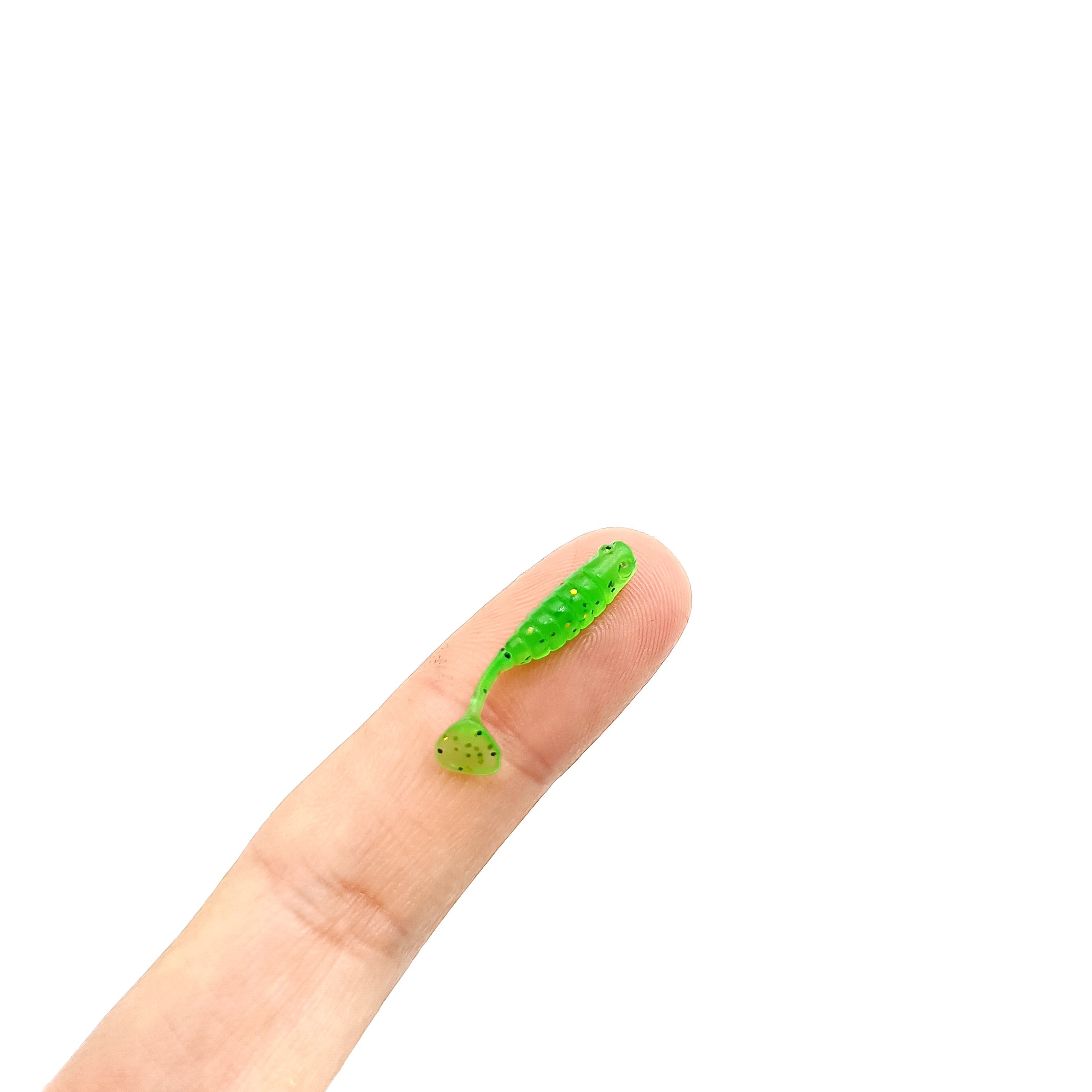 DUODUOYU 50PCS Mini T-tail Sof - مراجعة Fishing Lure Soft Plastic وسعره