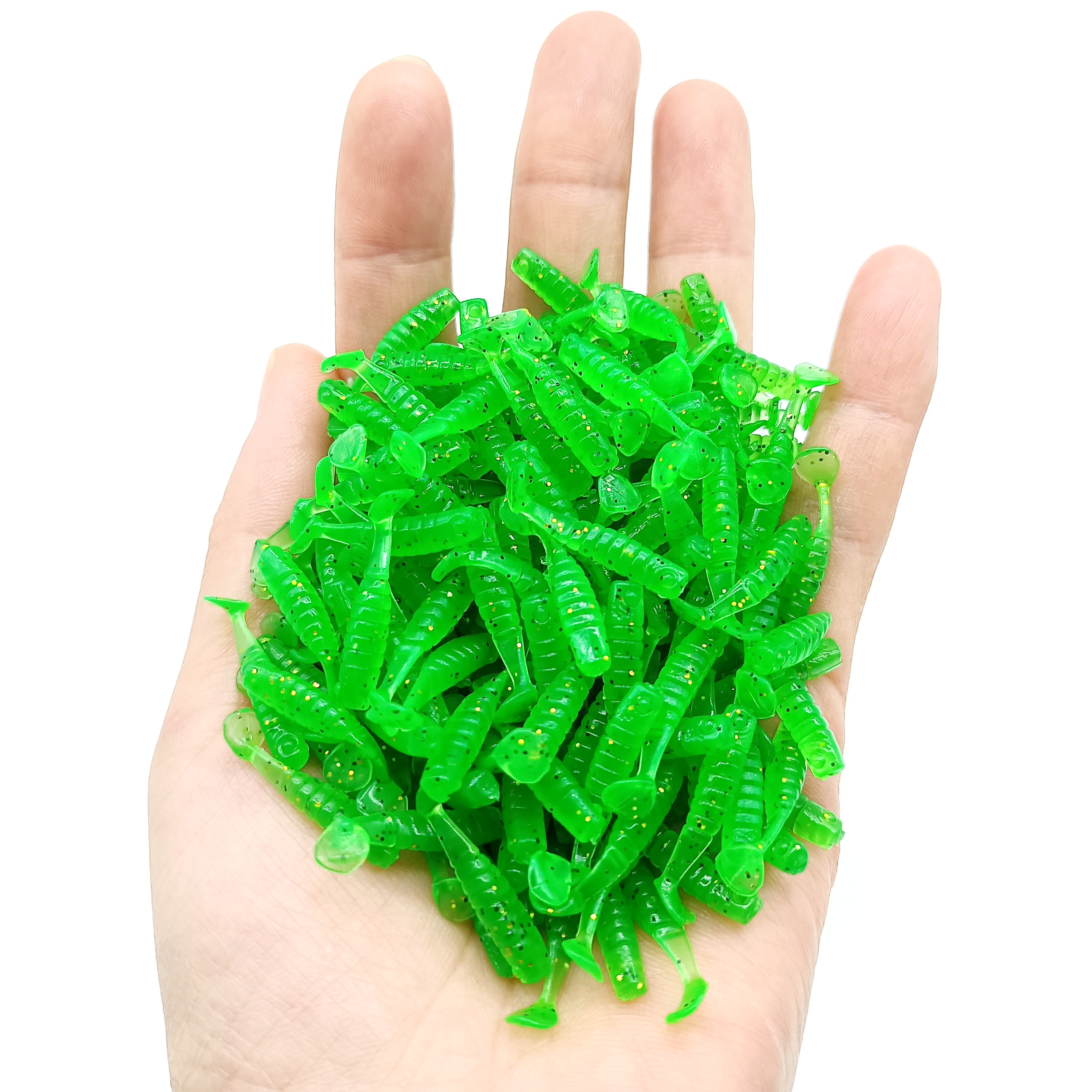DUODUOYU 50PCS Mini T-tail Sof - مراجعة Fishing Lure Soft Plastic وسعره